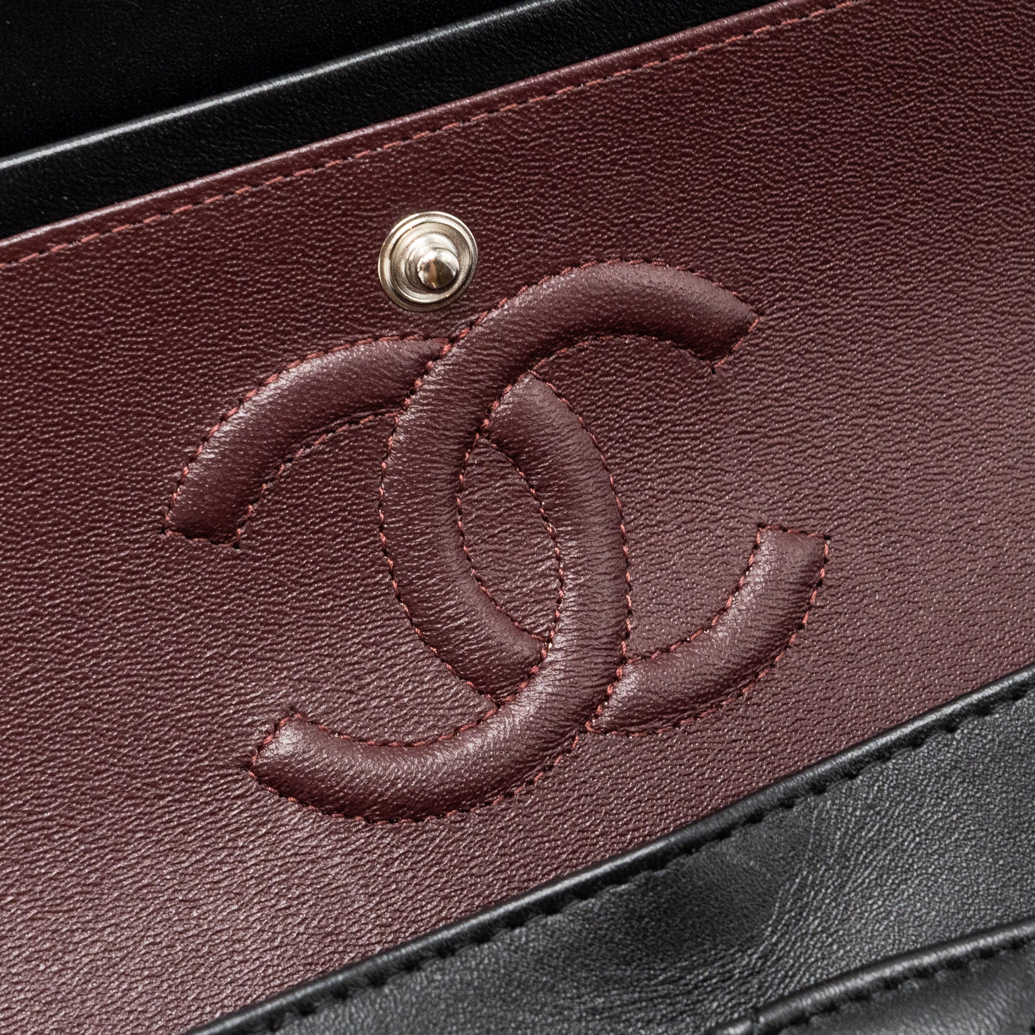 chanel-small-classic-double-flap-bag-lambskin-black-shwmicrochip
