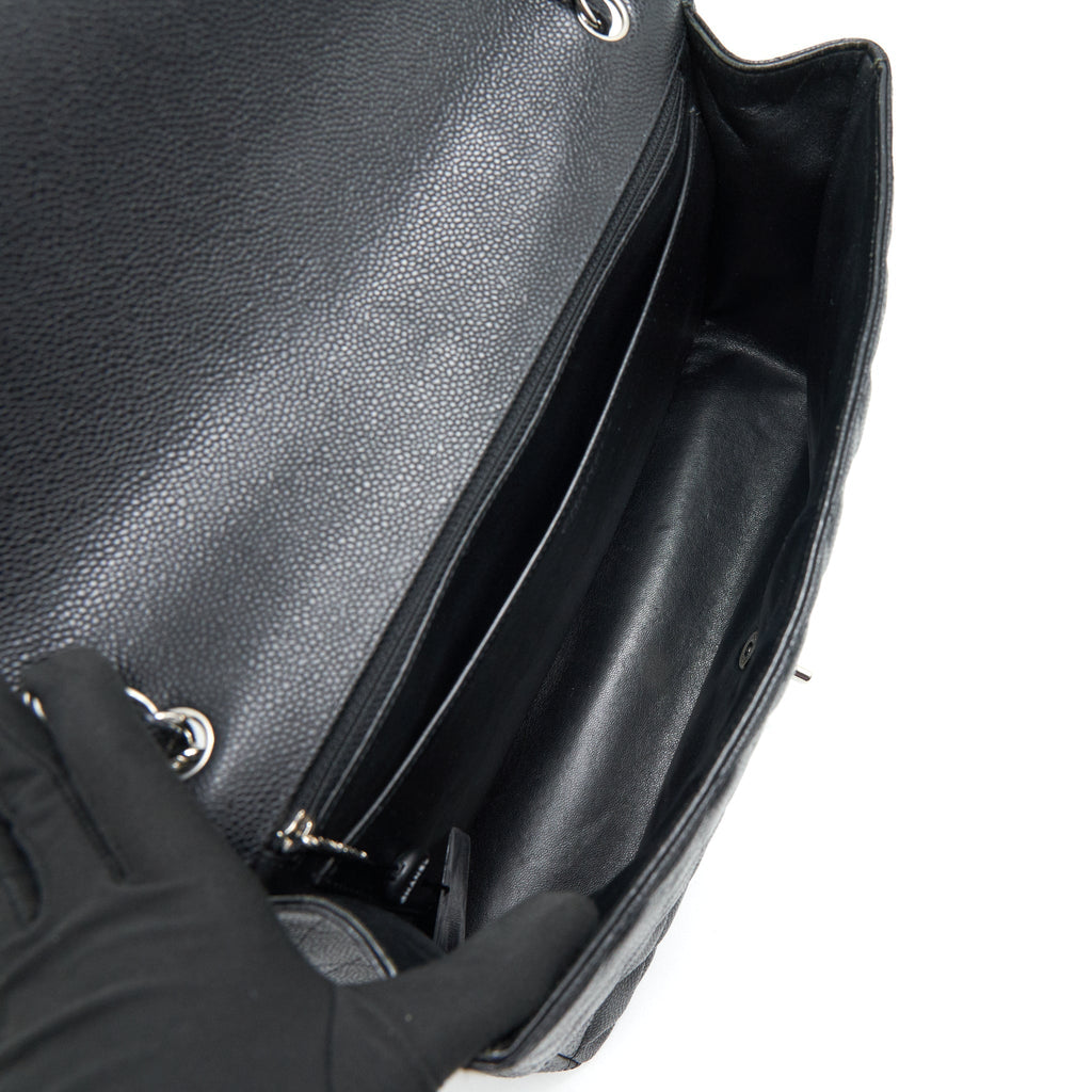 chanel-cavier-classic-maxi-single-flap-bag-black-shw