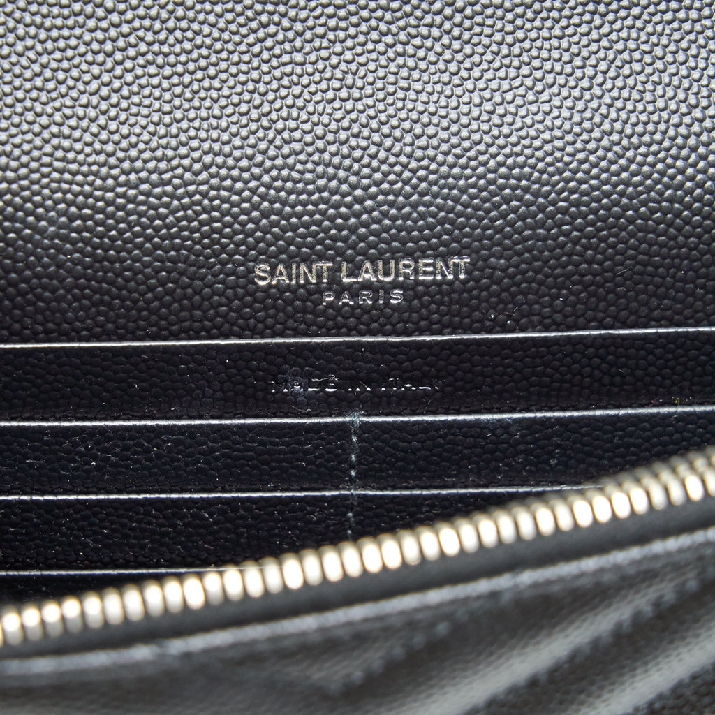 saint-laurent-ysl-cassandra-matelasse-envelope-chain-wallet-grained-calfskin-black-shw