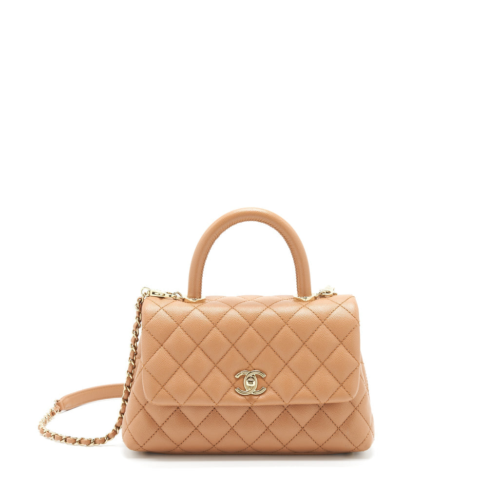 chanel-21p-small-coco-handle-caviar-nb356-caramel-lghw