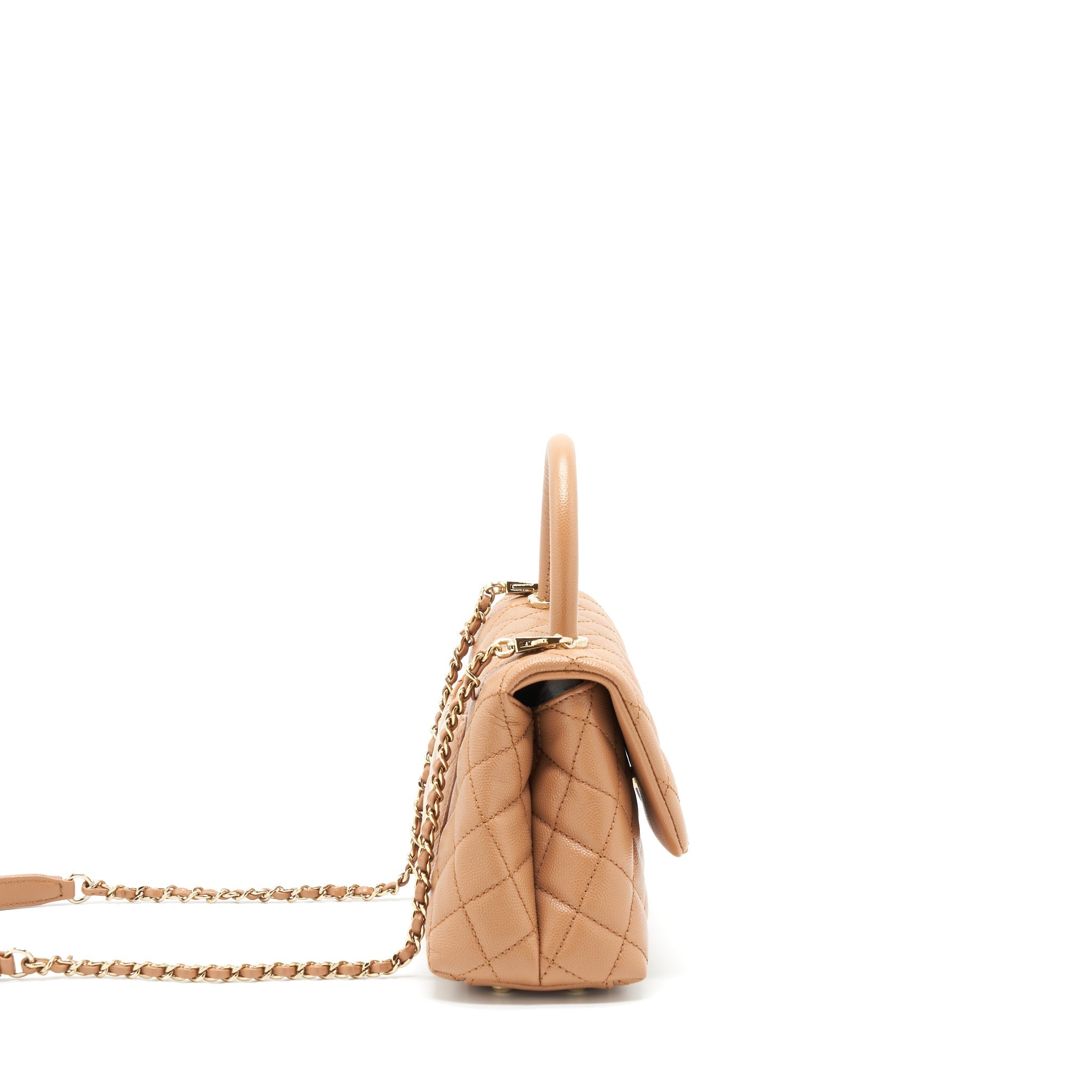 chanel-21p-small-coco-handle-caviar-nb356-caramel-lghw