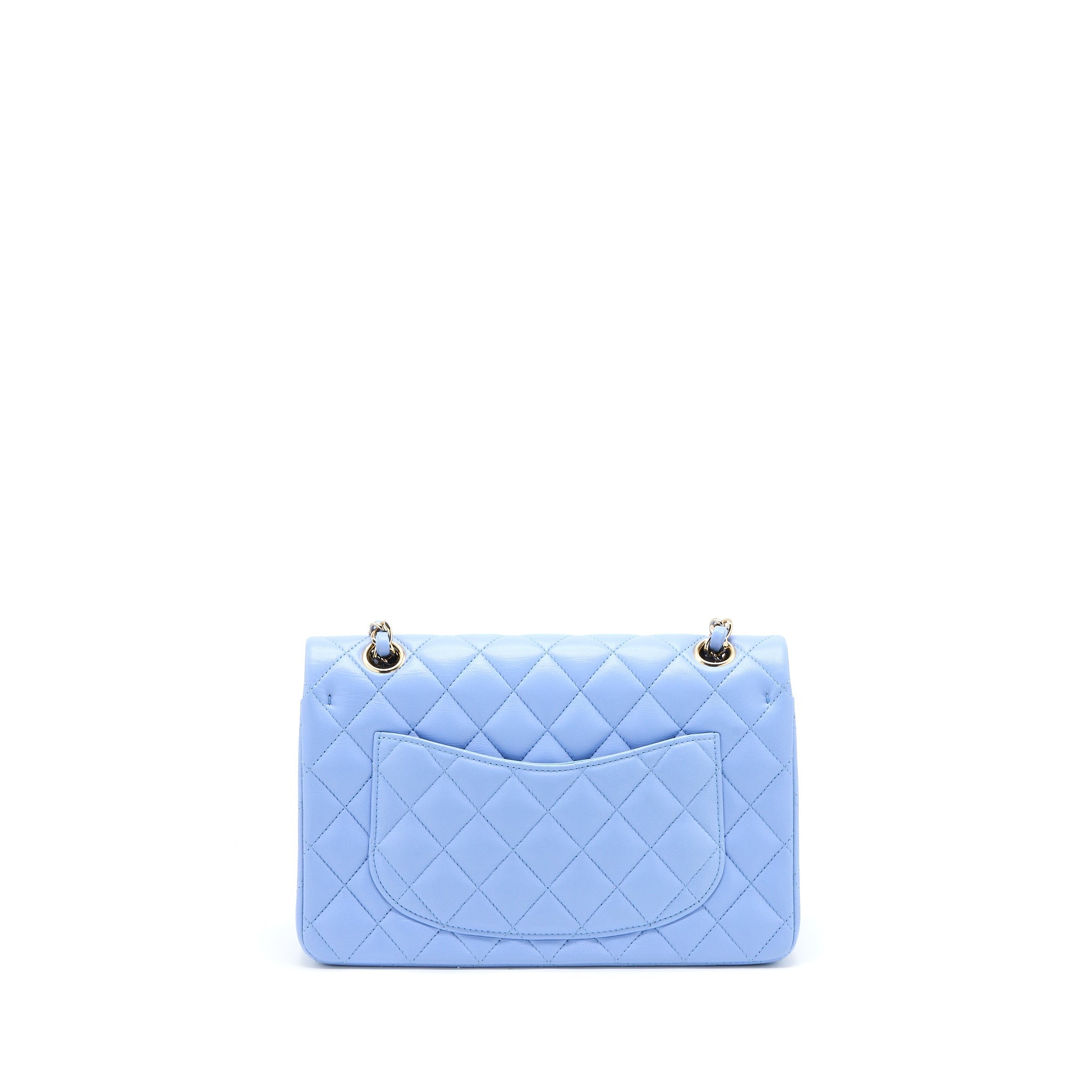 chanel-small-classic-double-flap-bag-lambskin-blue-lghw