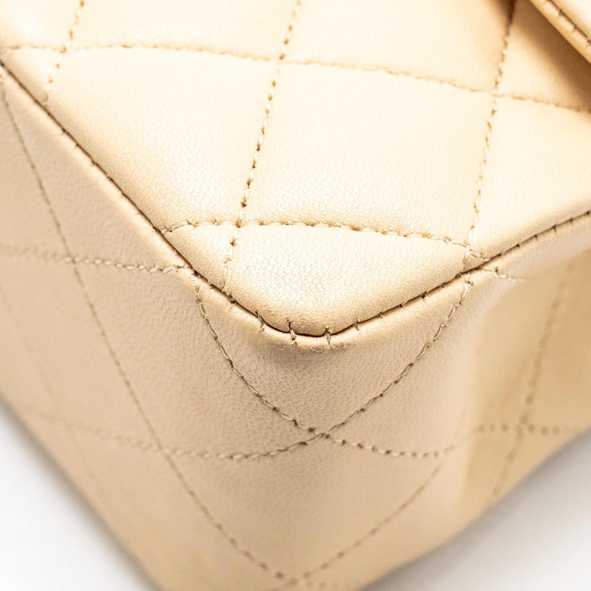 chanel-medium-classic-double-flat-bag-lambskin-beige-ghw