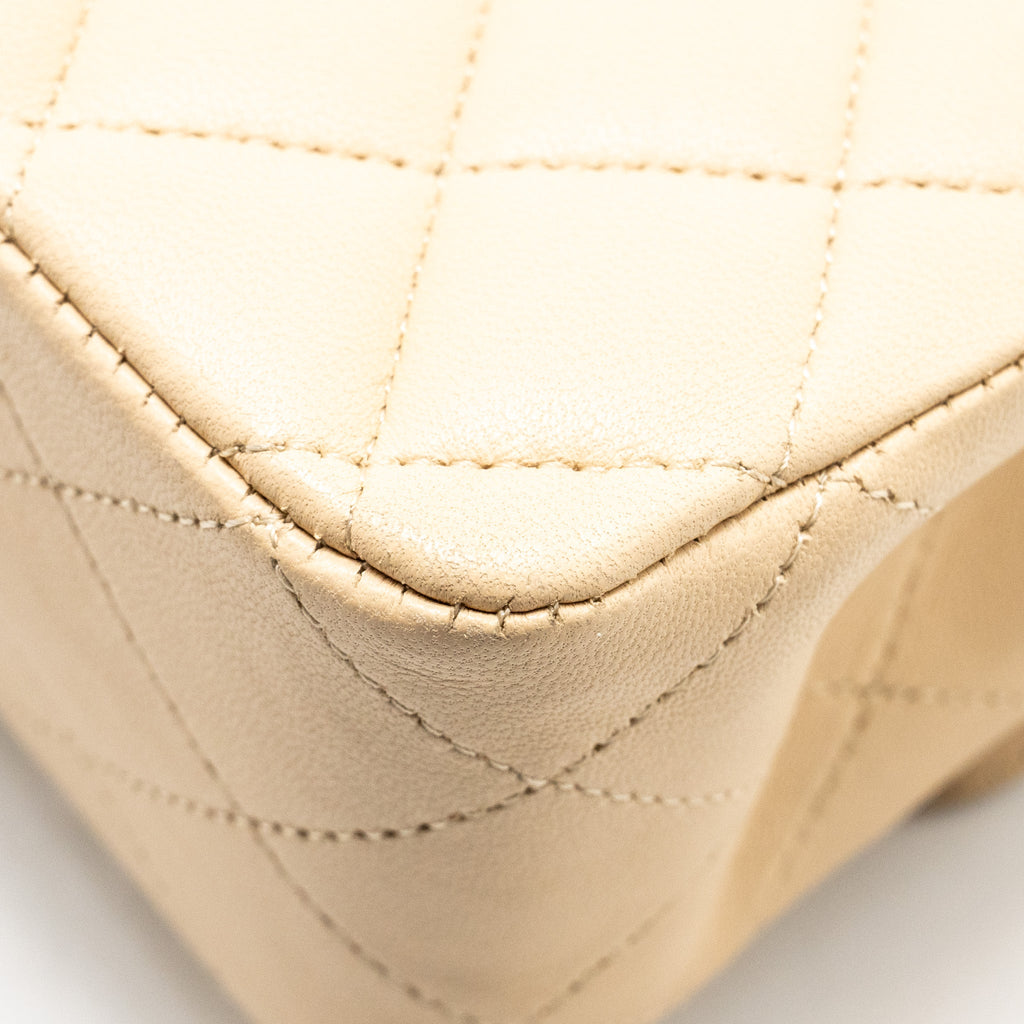 chanel-medium-classic-double-flat-bag-lambskin-beige-ghw