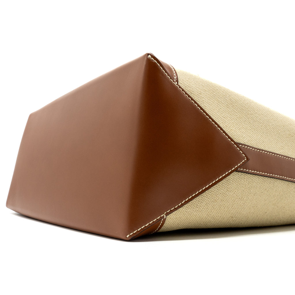 celine-cabas-marin-canvas-calfskin-multicolor-natural-tan-ghw
