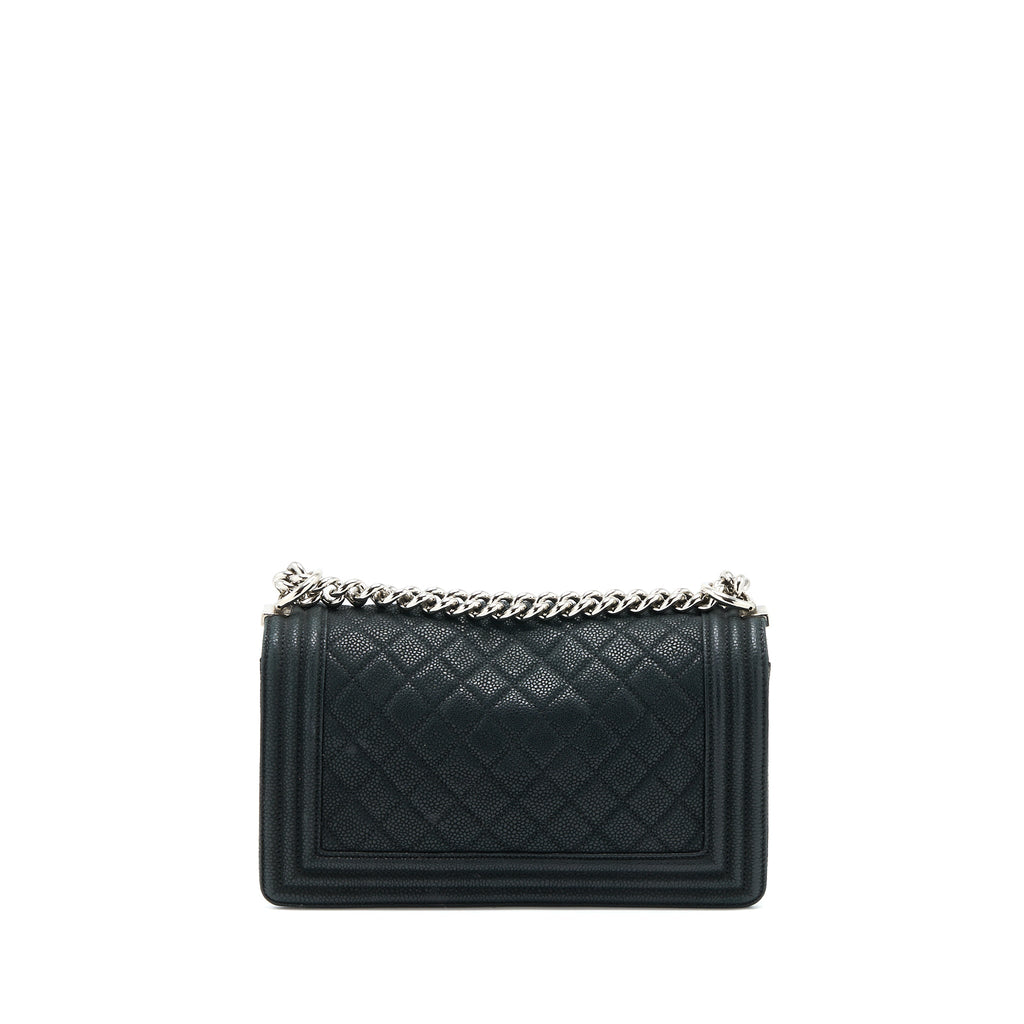 chanel-medium-boy-bag-grained-calfskin-black-shw