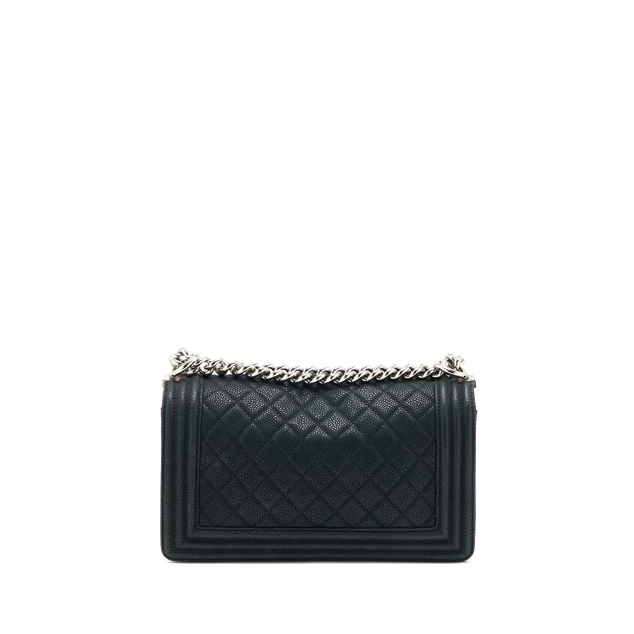 chanel-medium-boy-bag-grained-calfskin-black-shw