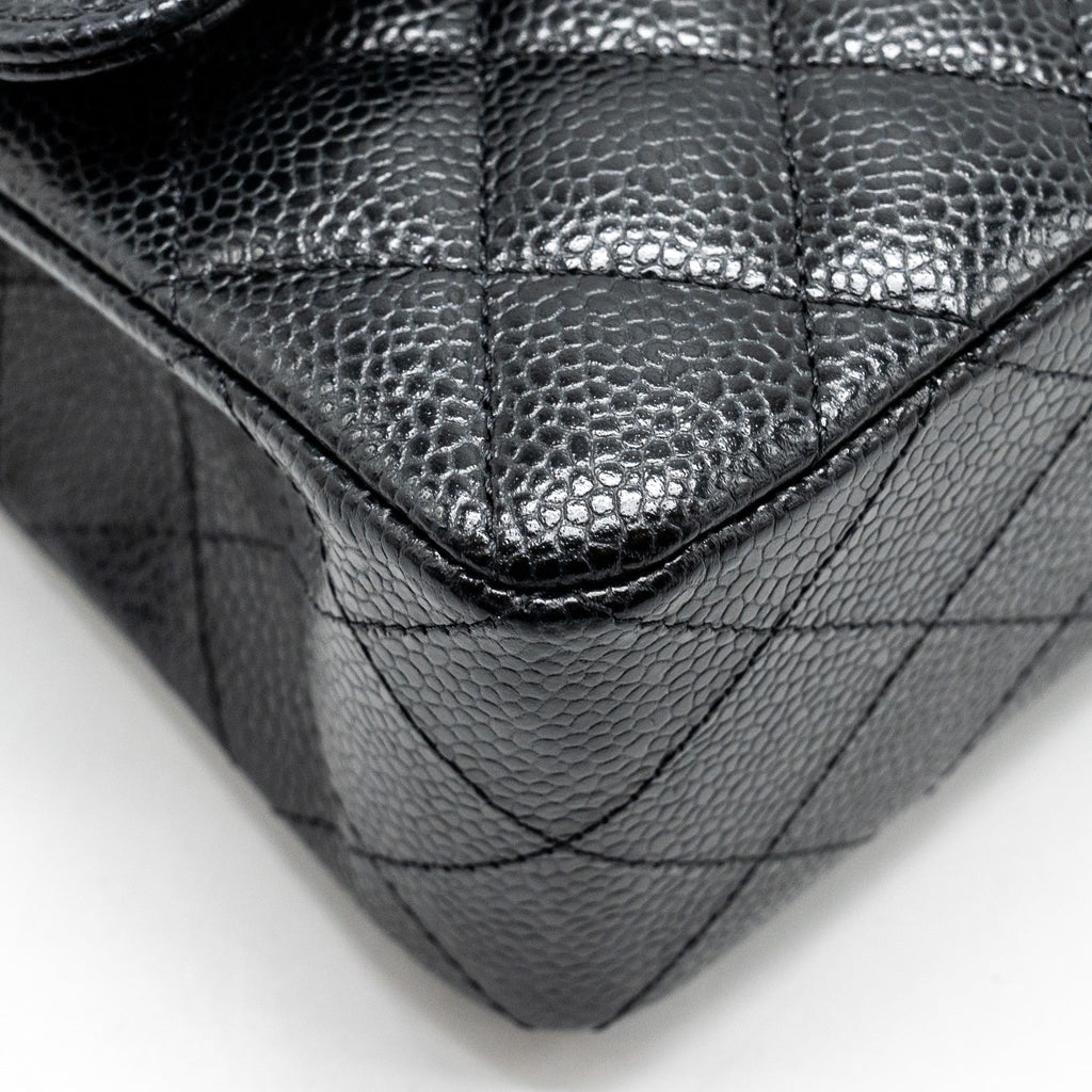 chanel-small-classic-double-flap-bag-caviar-black-shwmicrochip-3