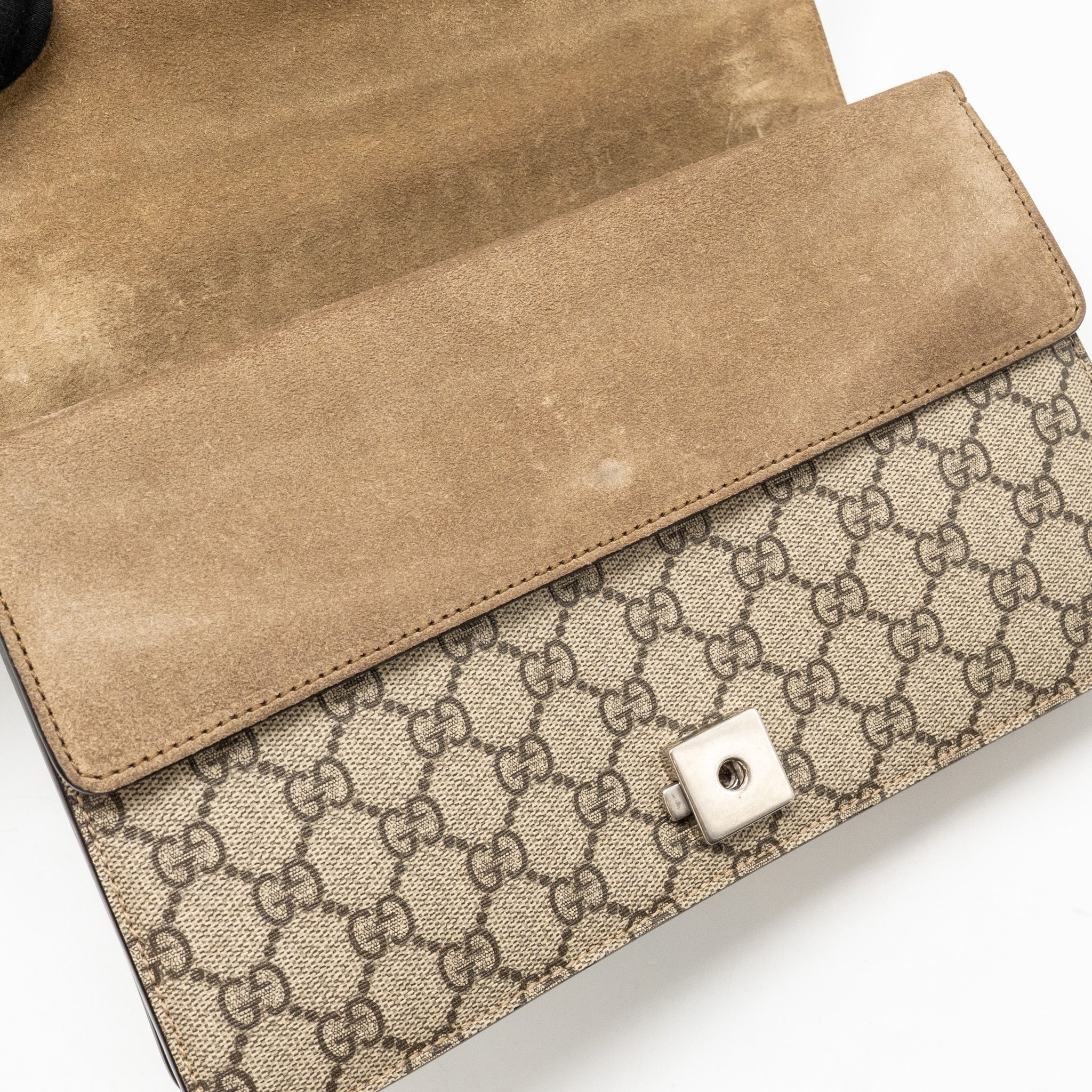 gucci-small-dionysus-shoulder-bag-gg-supreme-canvas-suede-brown-shw-1