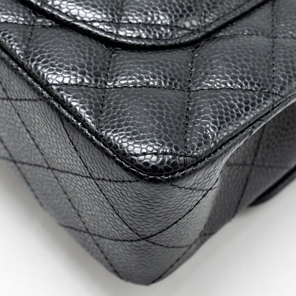 chanel-small-classic-double-flap-bag-caviar-black-shwmicrochip-3