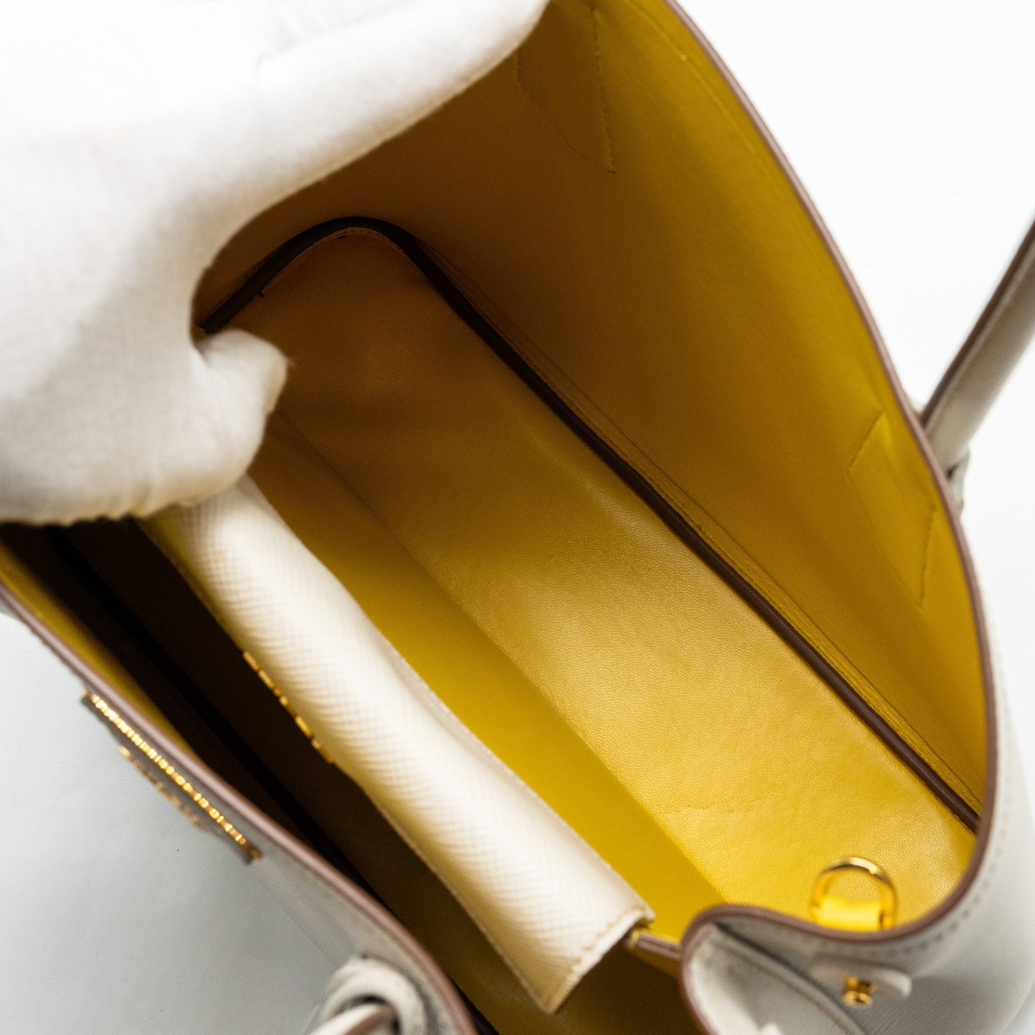 prada-small-saffiano-cuir-tote-bag-calfskin-white-yellow-ghw