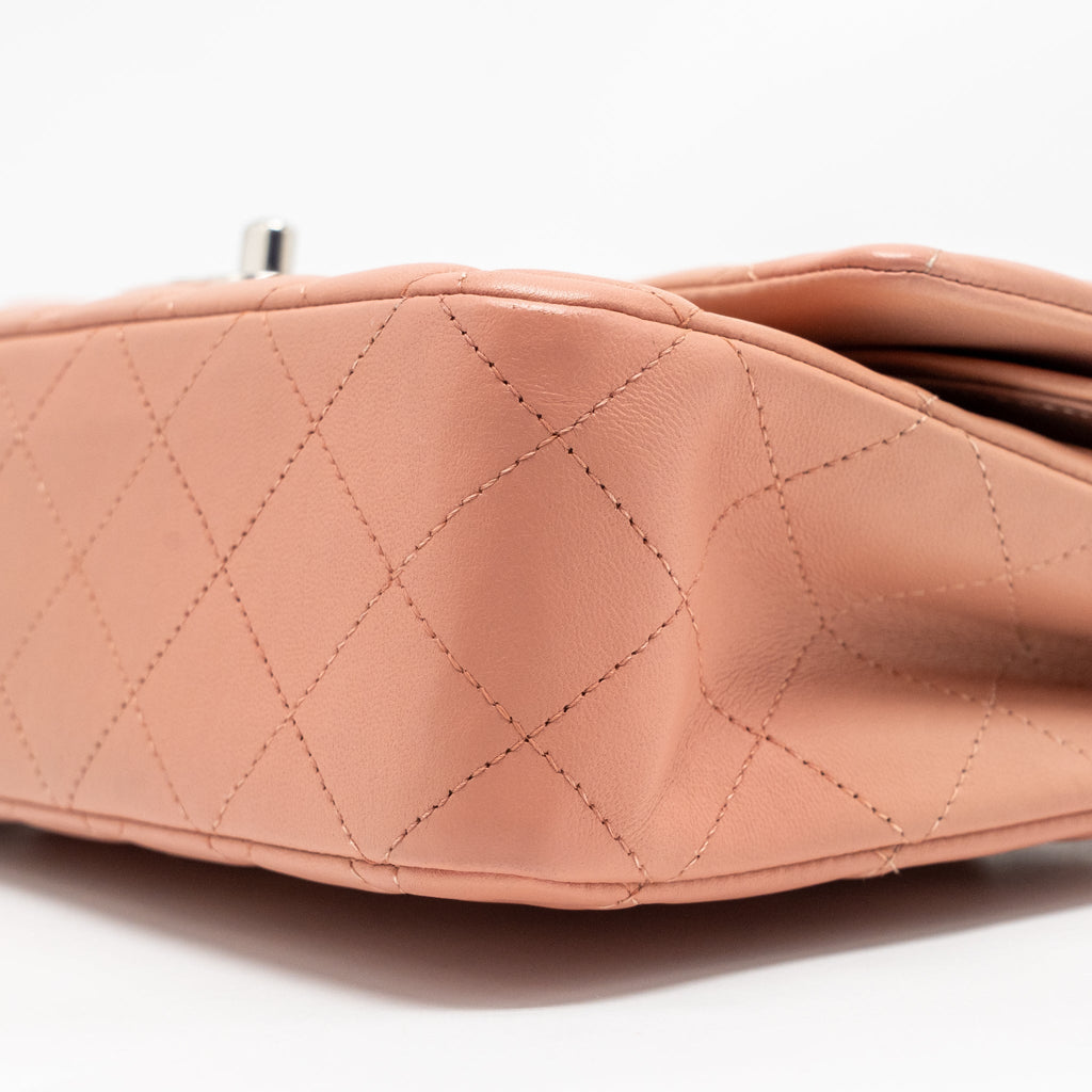 chanel-medium-classic-double-flap-bag-lambskin-pink-shw-microchip