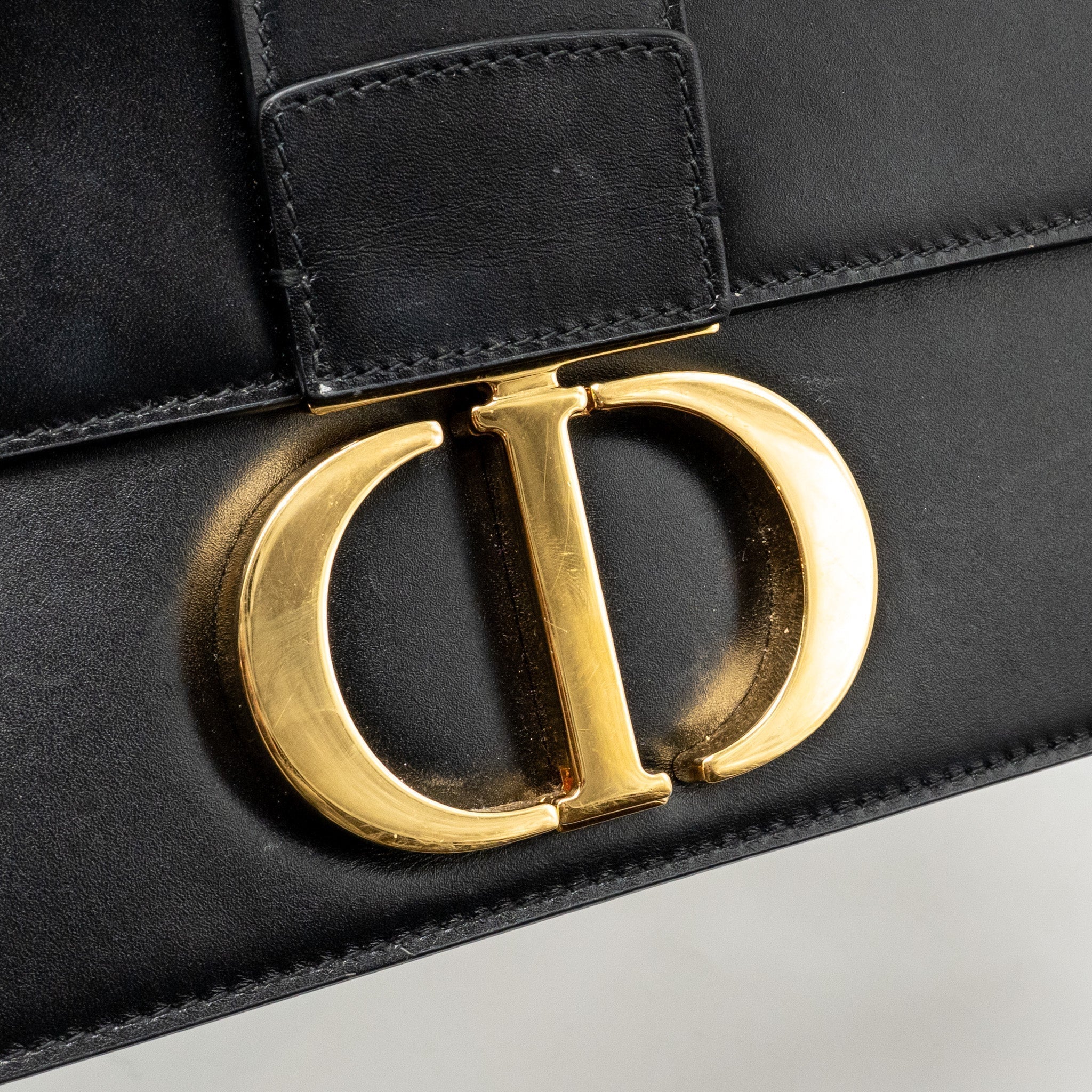 dior-medium-30-montaigne-flap-bag-calfskin-black-ghw