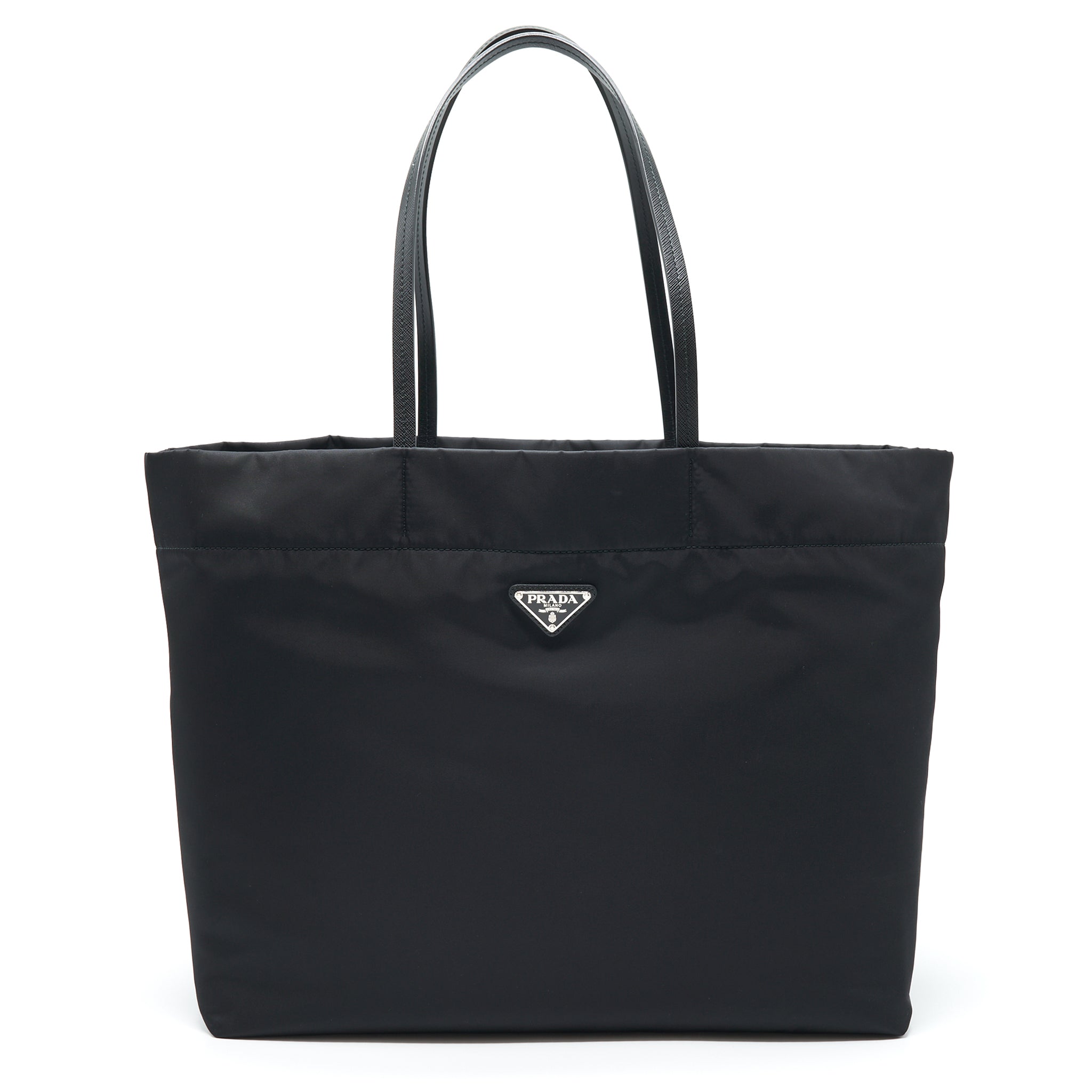 prada-nylon-tote-with-leather-handle-black-shw
