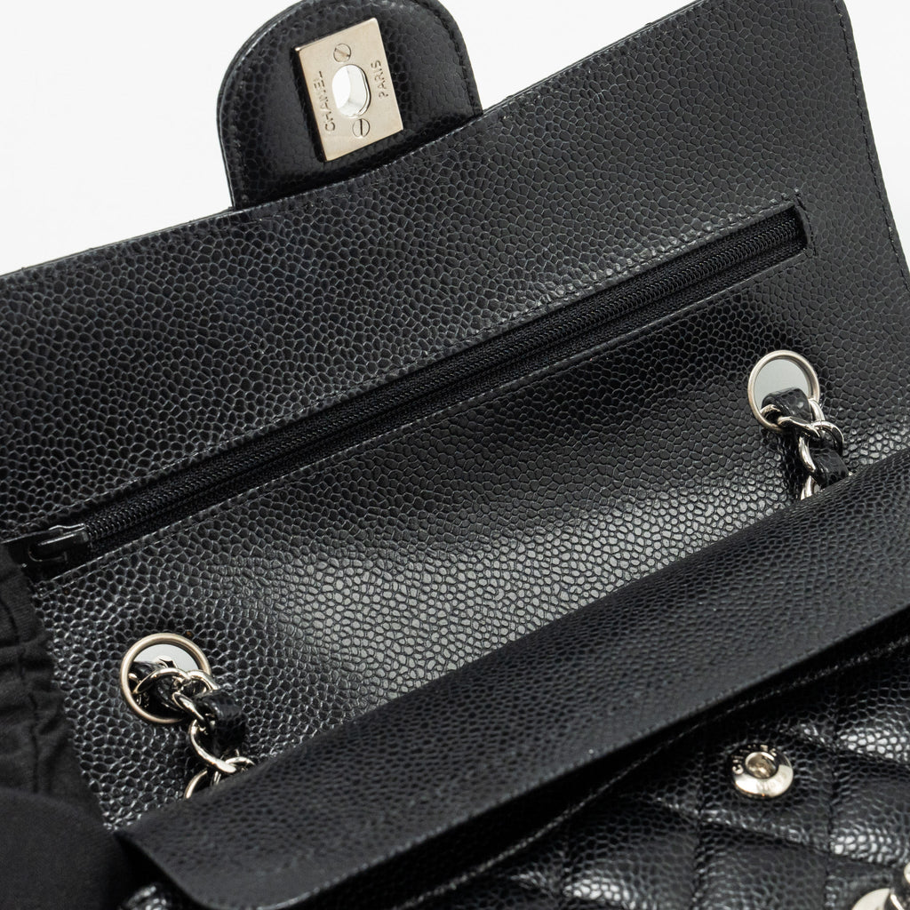 chanel-small-classic-double-flap-bag-caviar-black-shwmicrochip-3