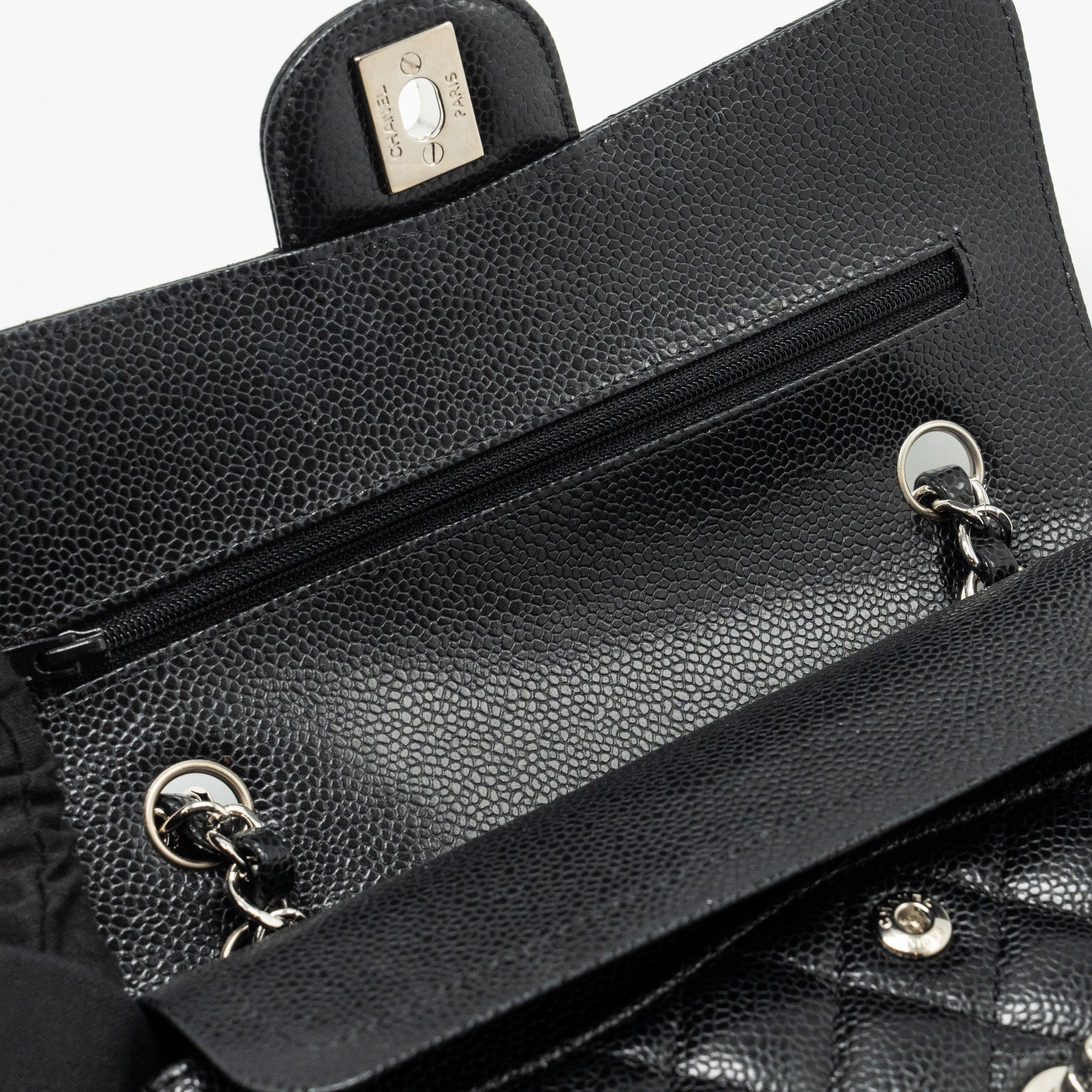 chanel-small-classic-double-flap-bag-caviar-black-shwmicrochip-3