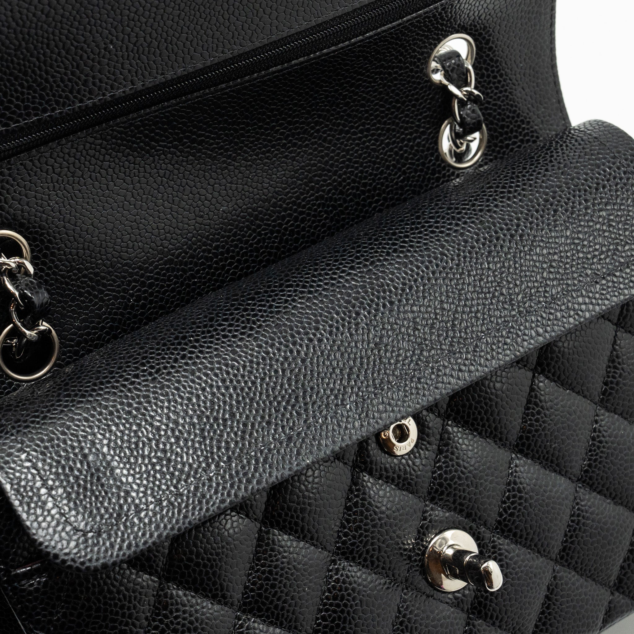 chanel-small-classic-double-flap-bag-caviar-black-shwmicrochip-3