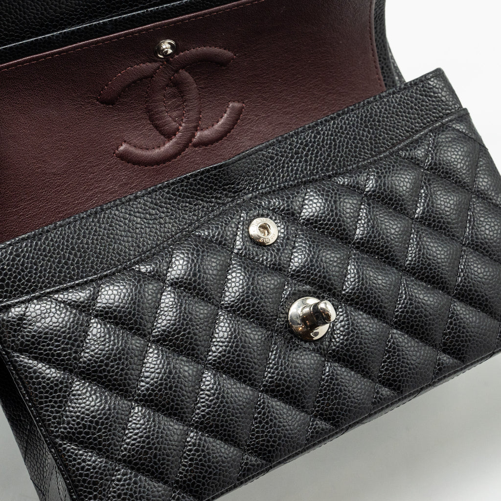 chanel-small-classic-double-flap-bag-caviar-black-shwmicrochip-3