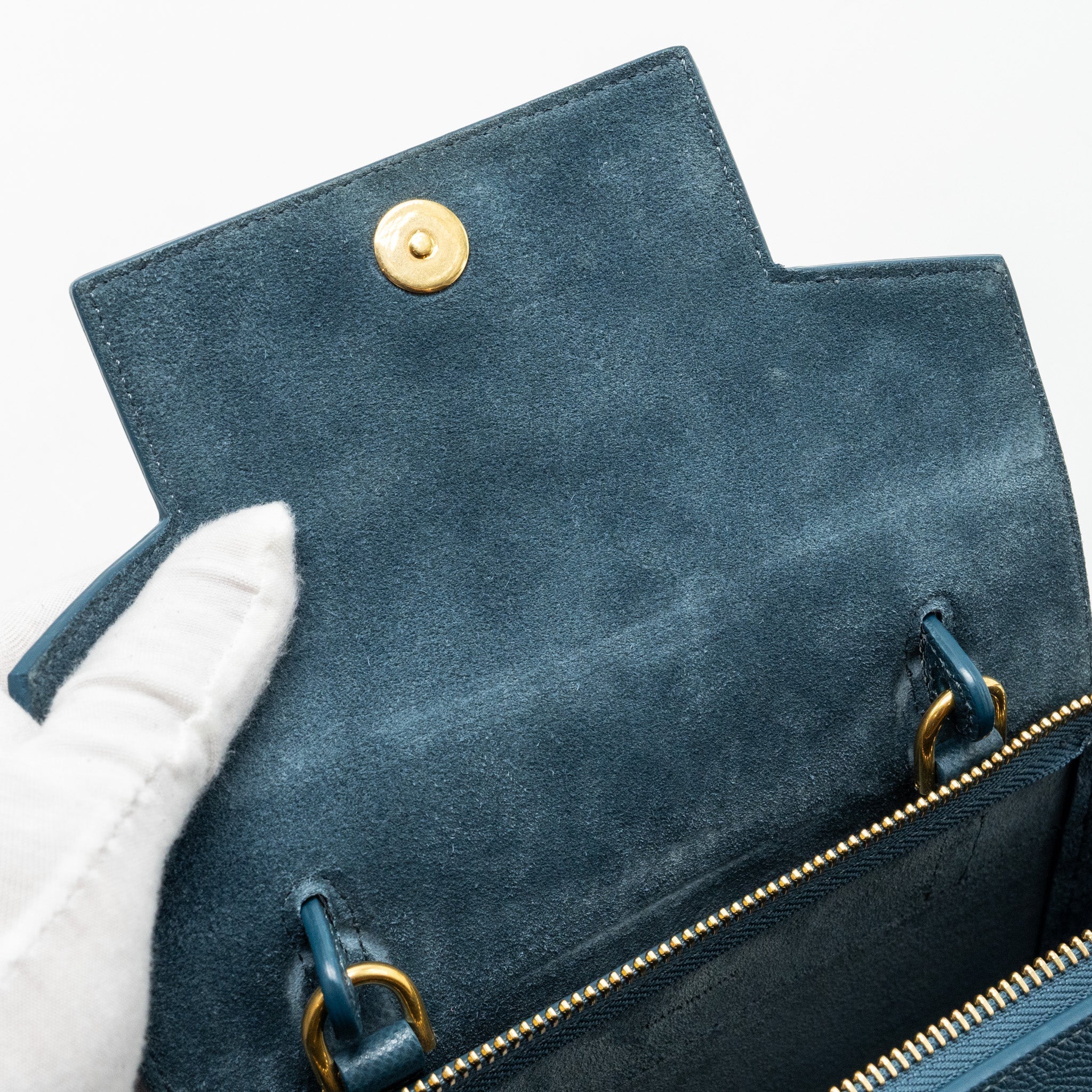 celine-nano-belt-bag-grained-calfskin-blue-ghw