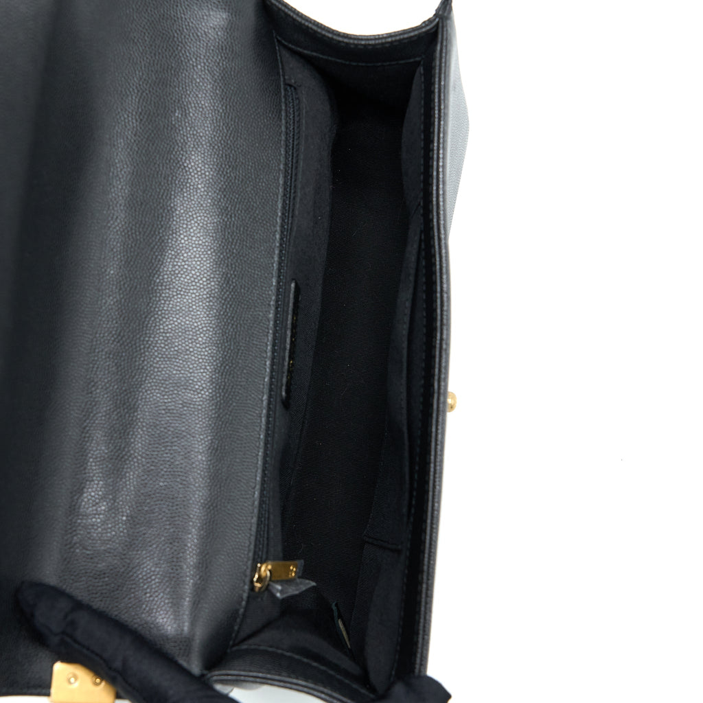 chanel-boy-bag-28cm-caviar-black-brushed-ghw