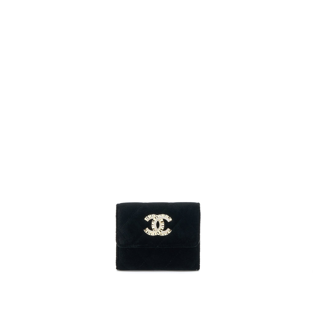 chanel-small-flap-wallet-velvet-black-lghw-1