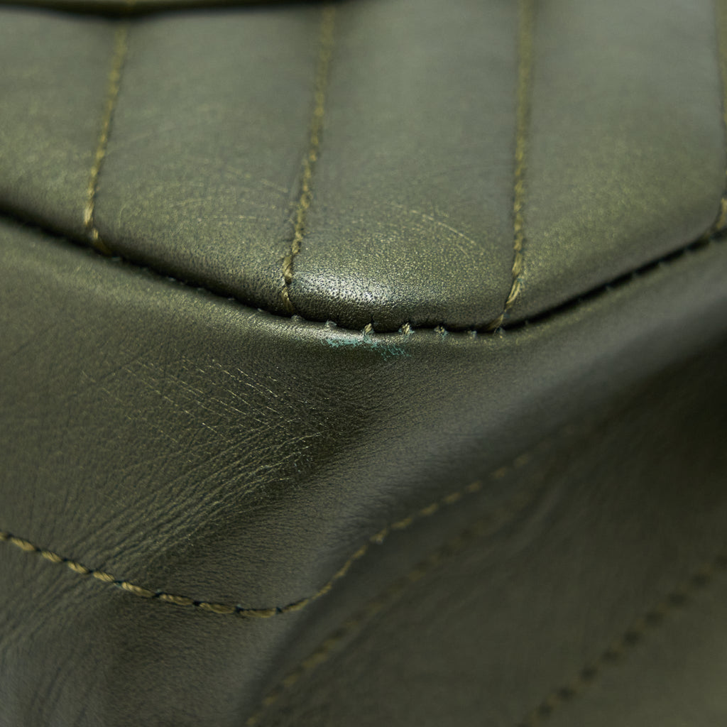 chanel-small-2-55-reissue-flap-bag-dark-green-brushed-gold-hardware