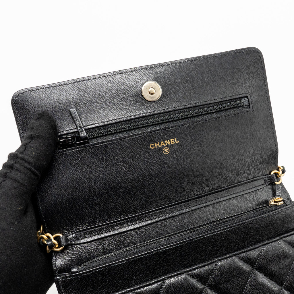 chanel-detailed-strap-wallet-on-chain-lambskin-black-with-multicolour-hardware-microchip-copy