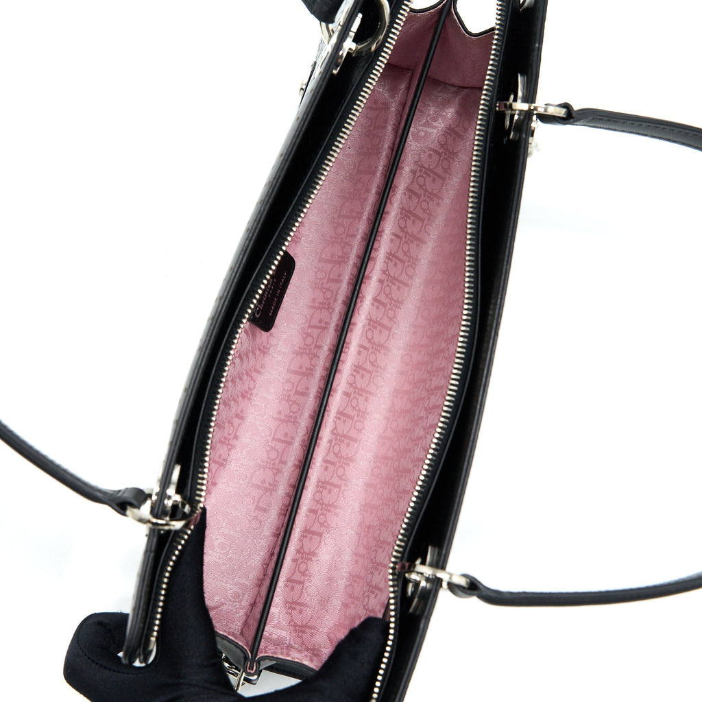 dior-vintage-lady-dior-long-cuir-bag-calfskin-black-shw
