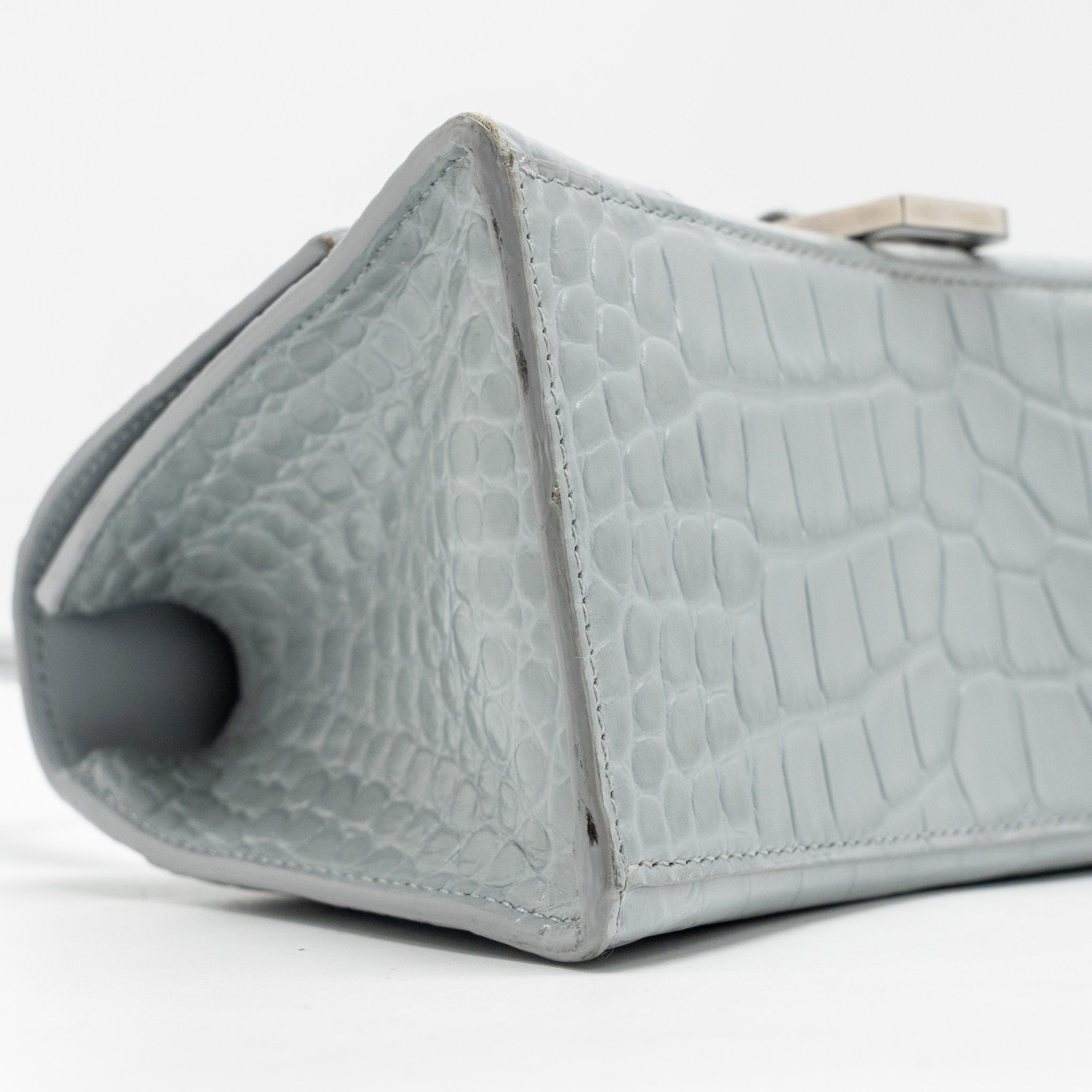 balenciaga-small-hourglass-bag-croc-embossed-calfskin-grey-shw-copy