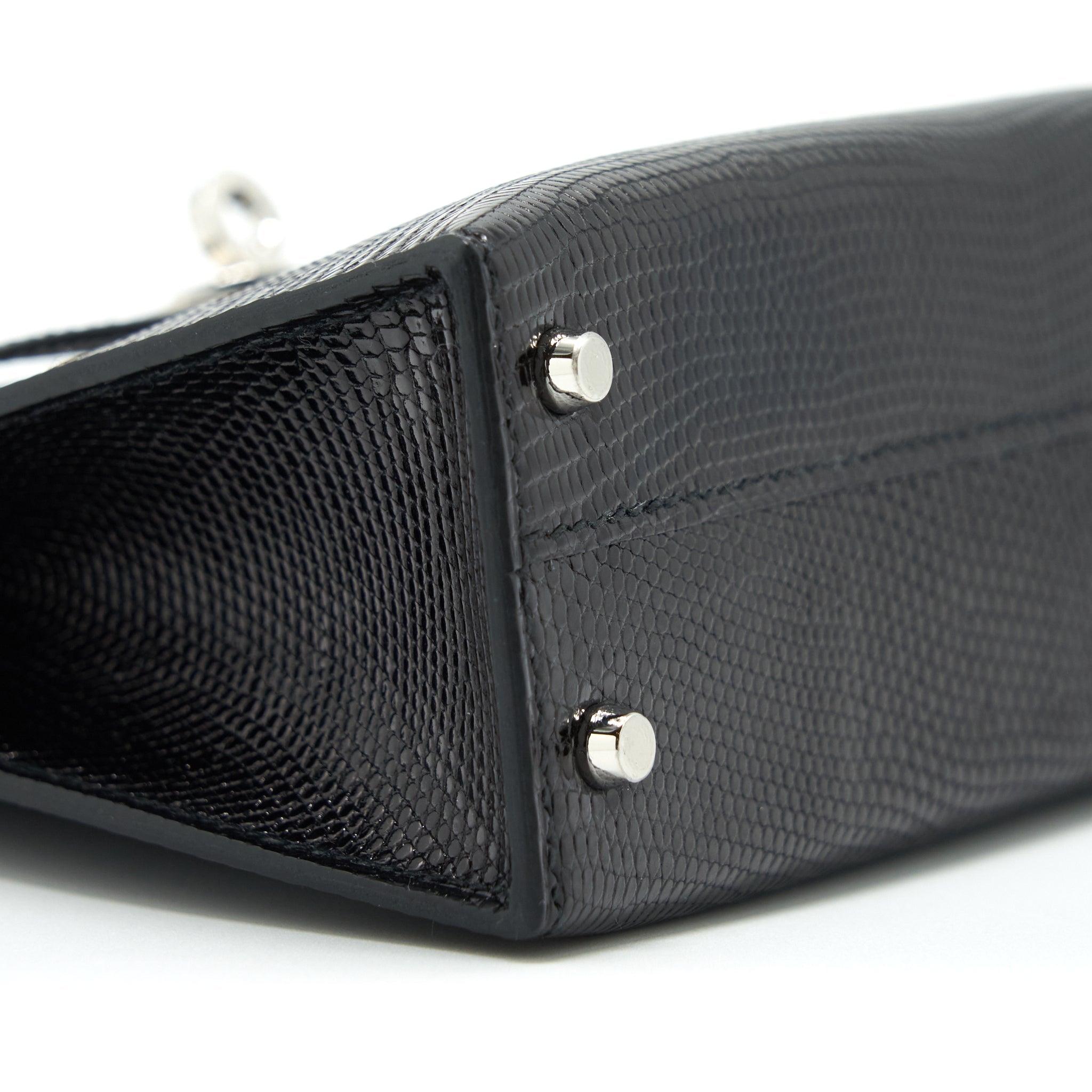 hermes-mini-kelly-20cm-lizard-black-shw