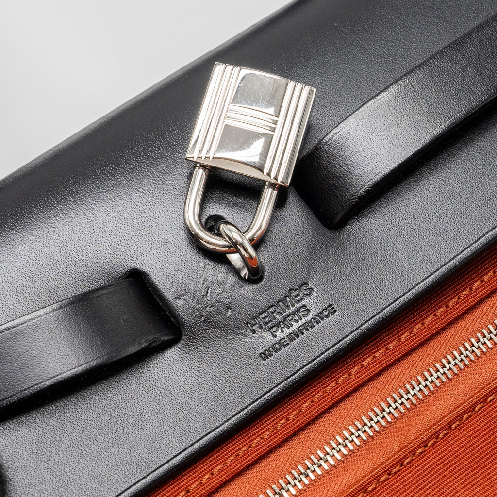 hermes-herbag-31-zip-bag-canvas-hunter-leather-cuivre-black-shw-stamp-a