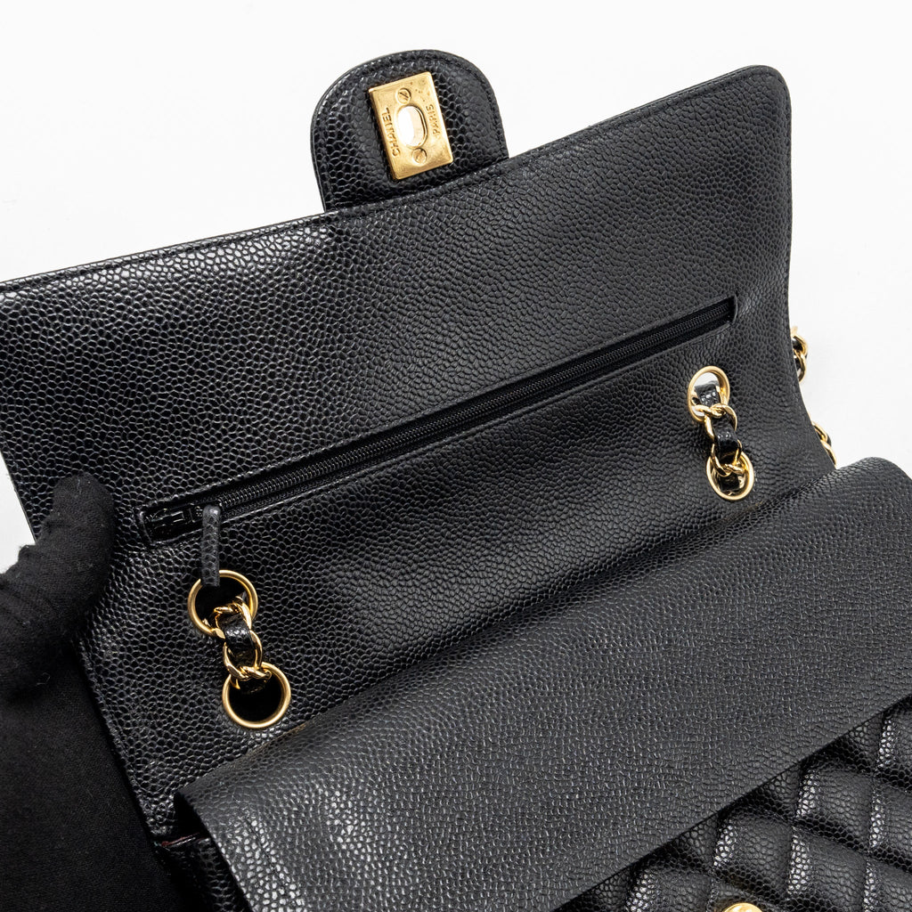chanel-medium-classic-double-flap-bag-caviar-black-ghw-copy