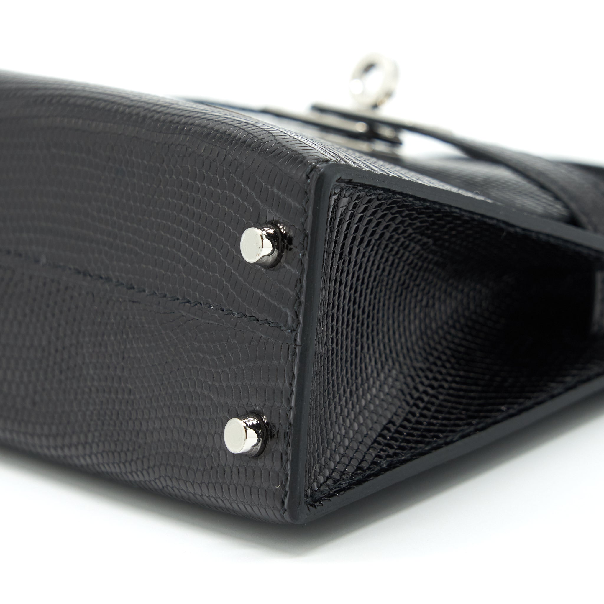 hermes-mini-kelly-20cm-lizard-black-shw