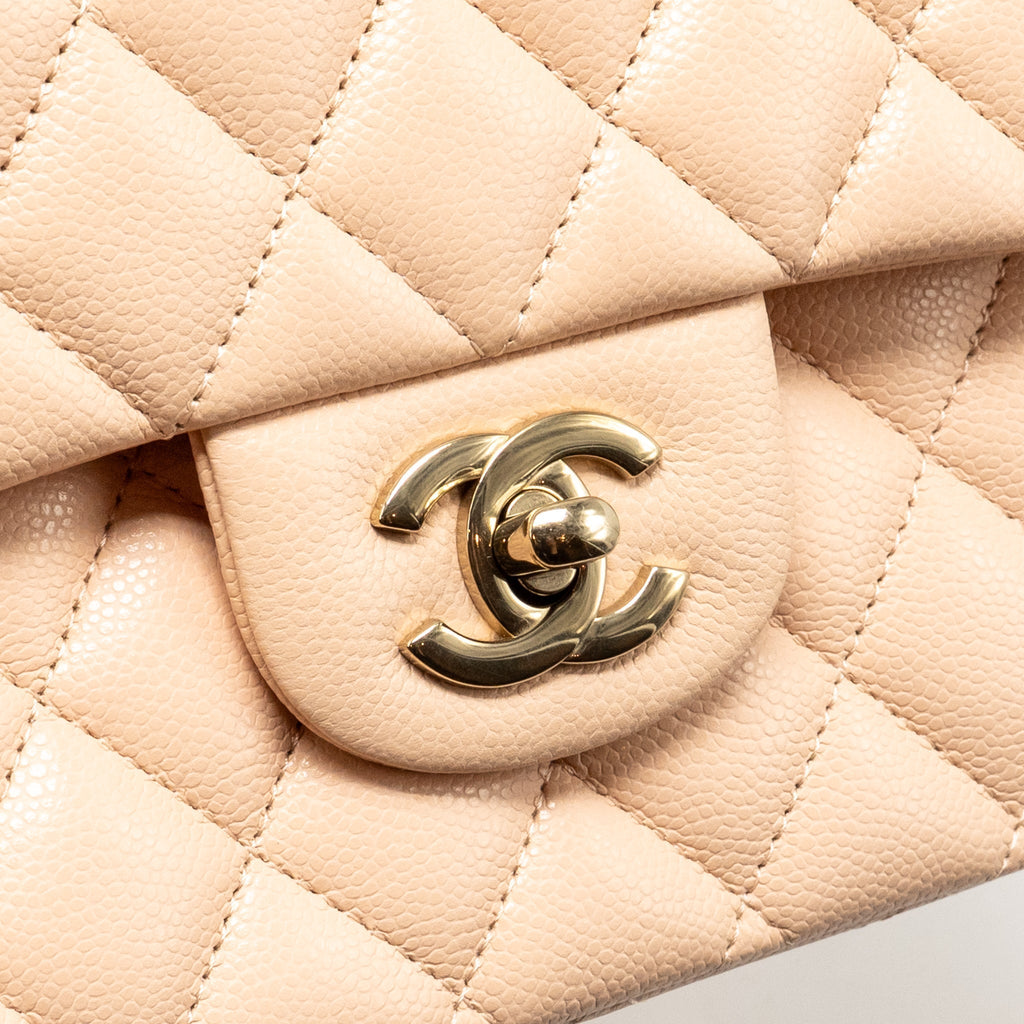 chanel-medium-classic-double-flap-bag-caviar-nn269-beige-lghwmicrochip