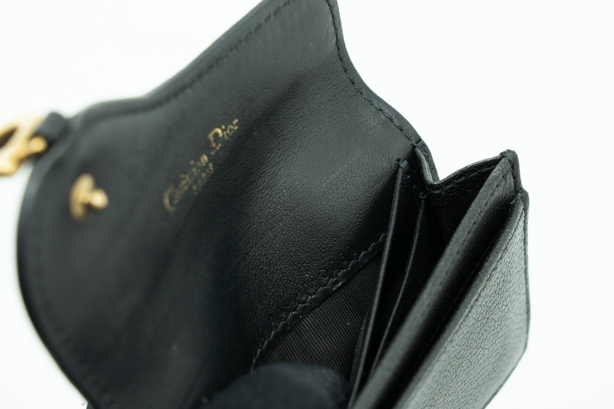dior-saddle-flap-card-holder-goatskin-black-ghw