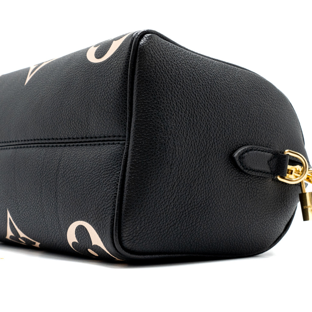 louis-vuitton-speedy-bandouliere-25-bicolour-monogram-empreinte-ghw-new-version