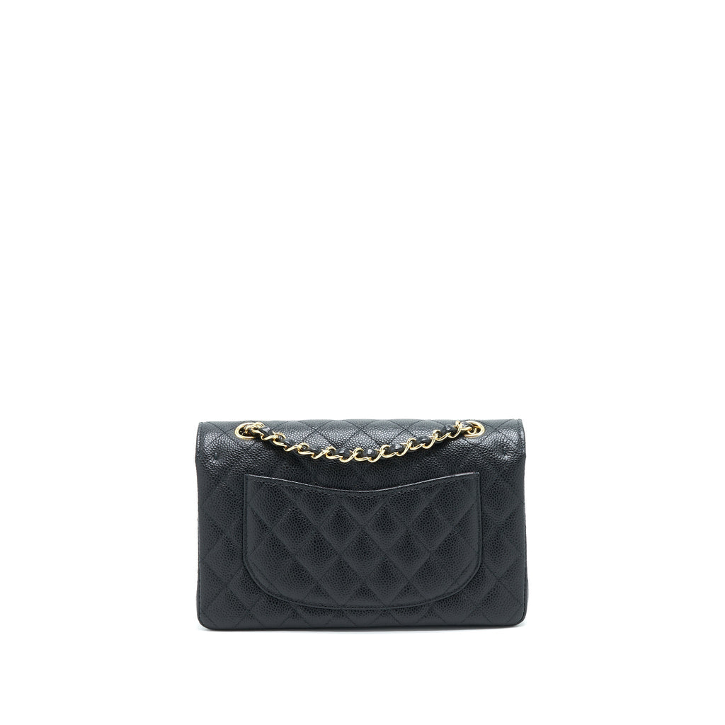 chanel-small-classic-double-flap-caviar-black-ghw-microchip