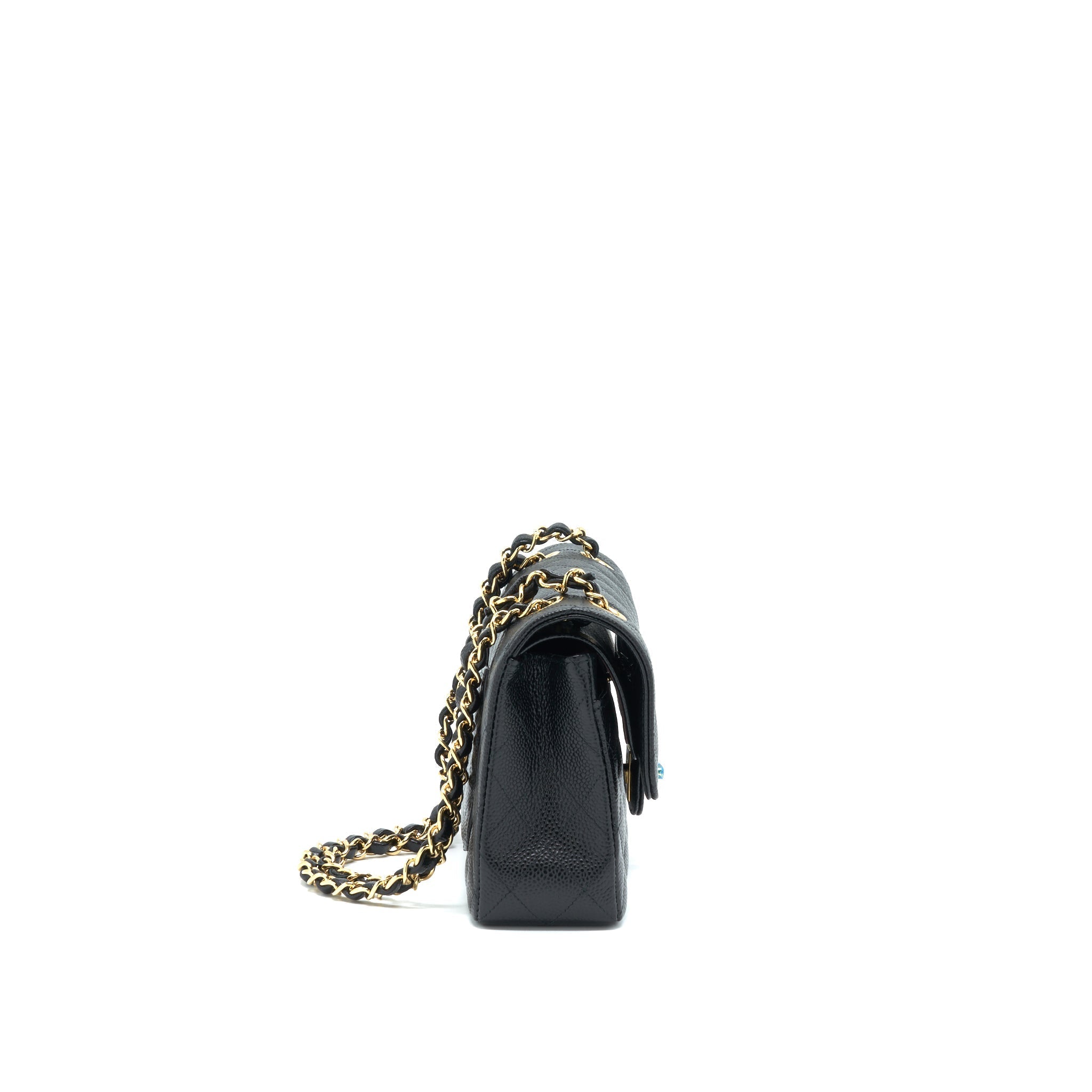 chanel-small-classic-double-flap-caviar-black-ghw-microchip