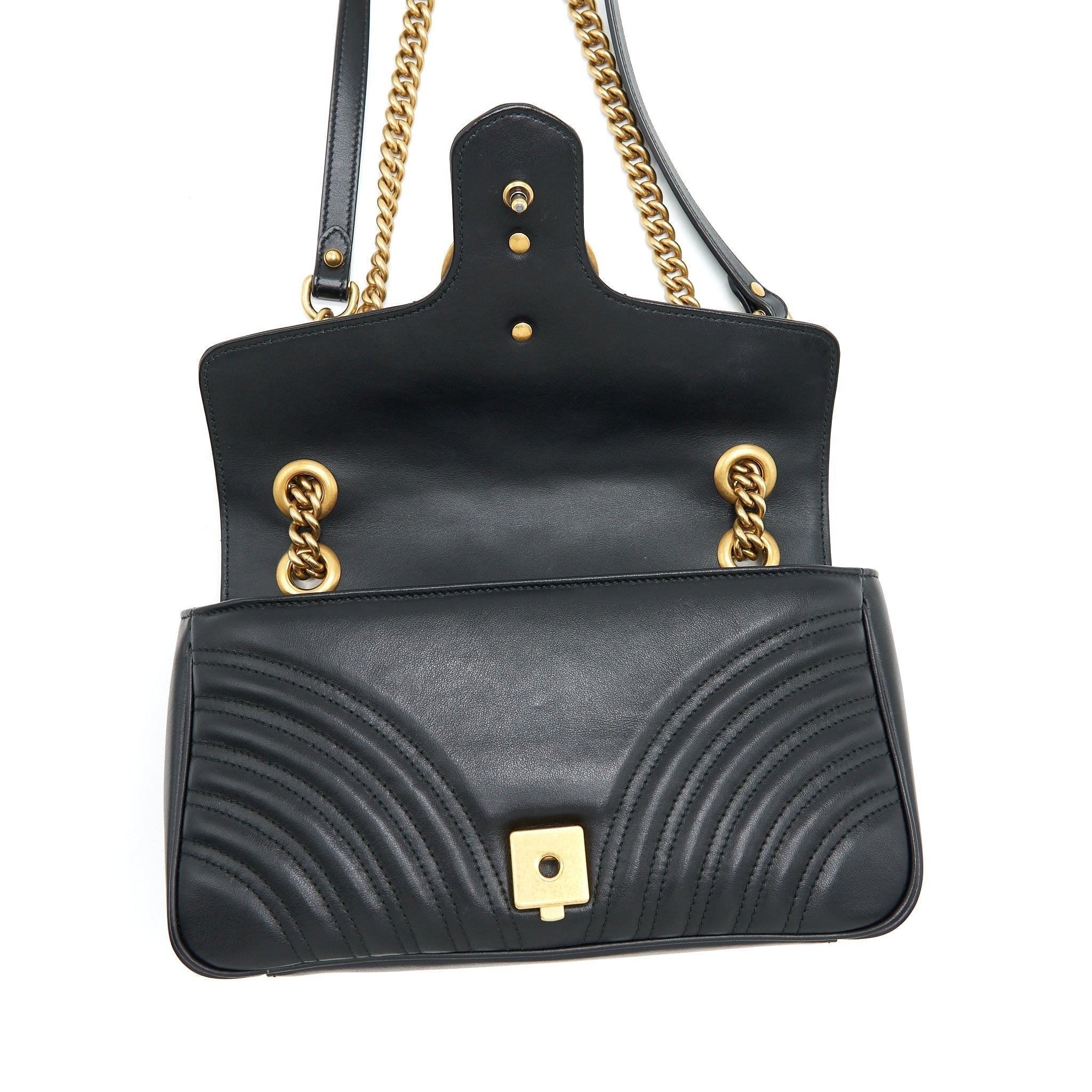 gucci-gg-marmont-small-matelasse-shoulder-bag-black-ghw-1