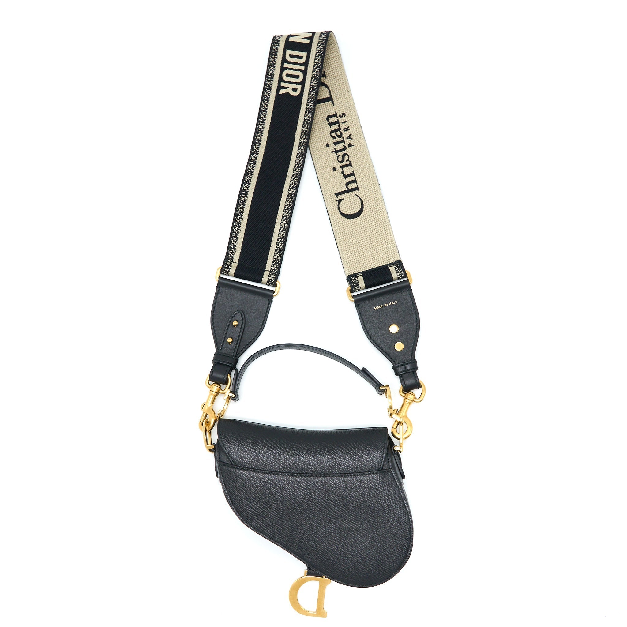 dior-mini-saddle-bag-calfskin-black-ghw-with-an-extra-dior-shoulder-strap-black-embroidery