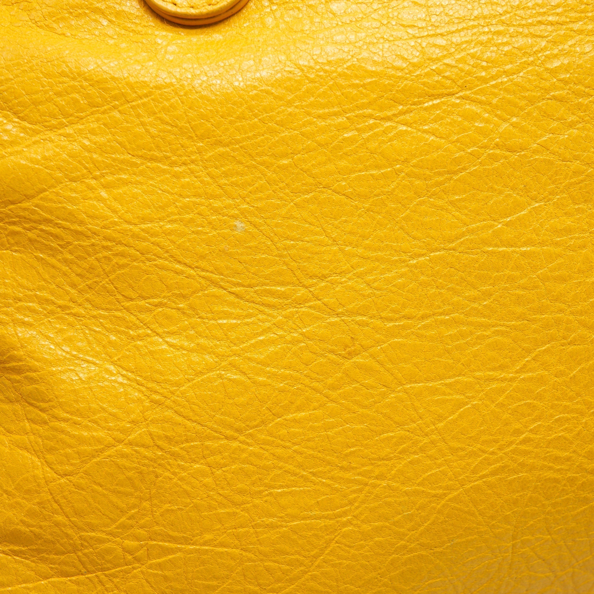 balenciaga-classic-city-bag-yellow-ruthenium-hardware