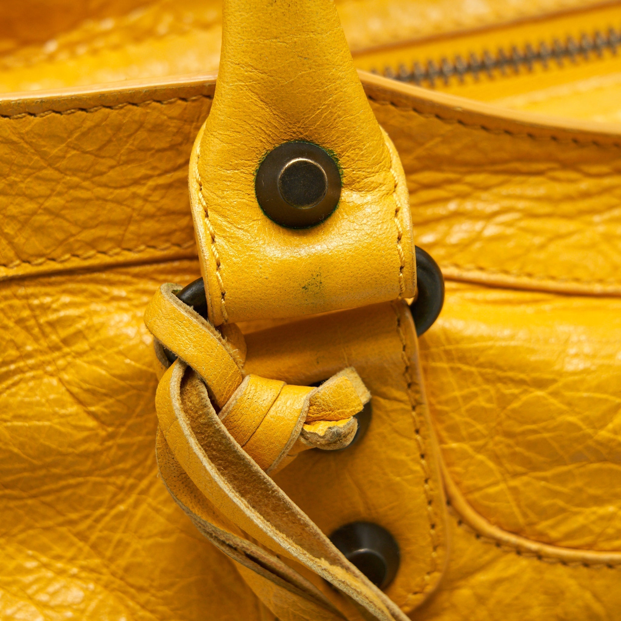 balenciaga-classic-city-bag-yellow-ruthenium-hardware