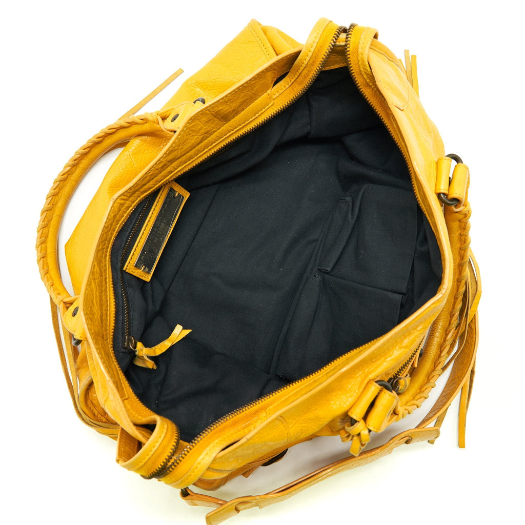 balenciaga-classic-city-bag-yellow-ruthenium-hardware