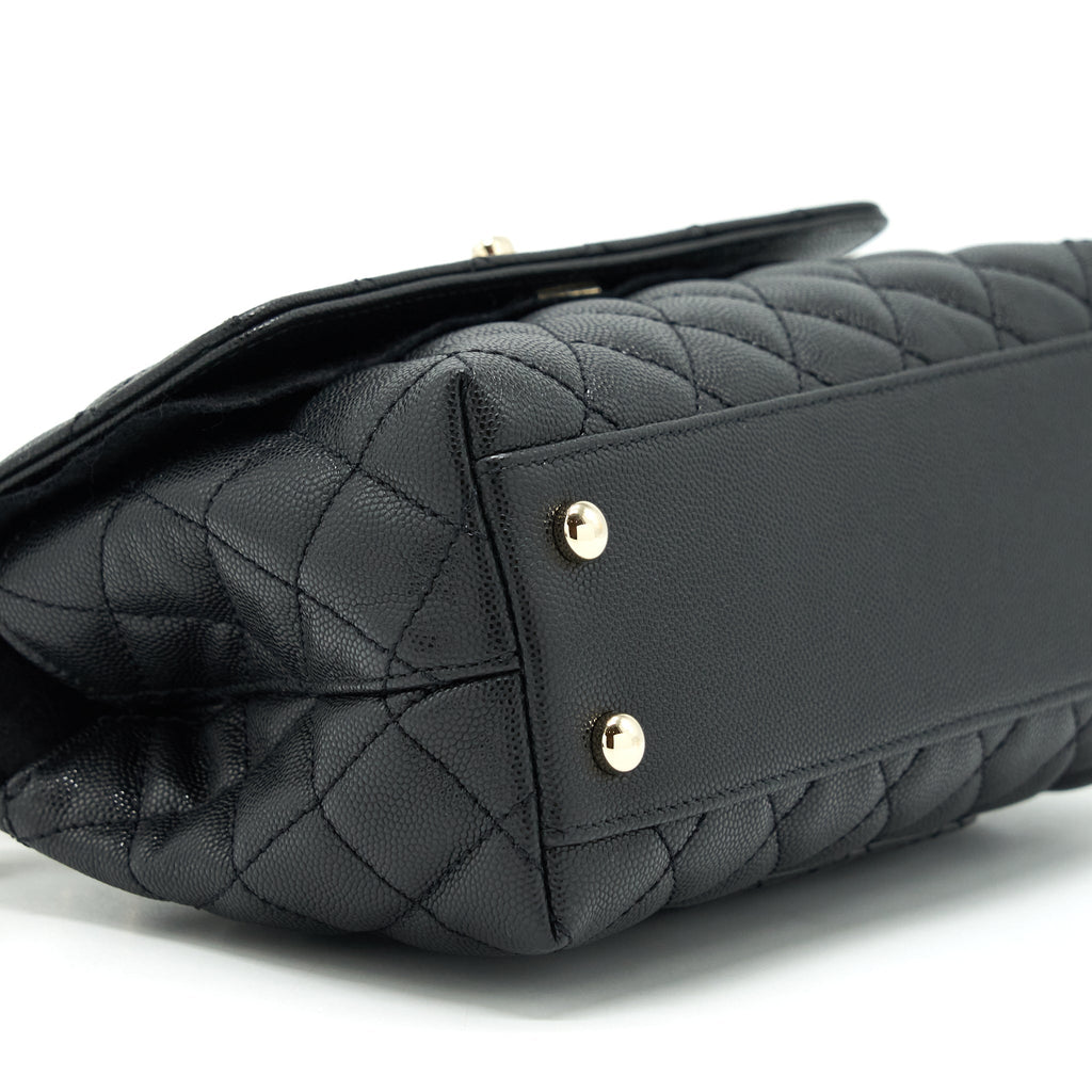 chanel-small-coco-handle-caviar-black-lghw-microchip