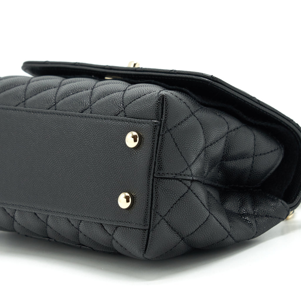 chanel-small-coco-handle-caviar-black-lghw-microchip