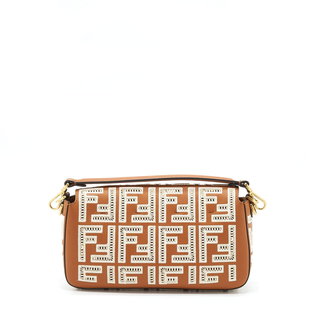 fendi-baguette-calfskin-brown-and-white-ghw