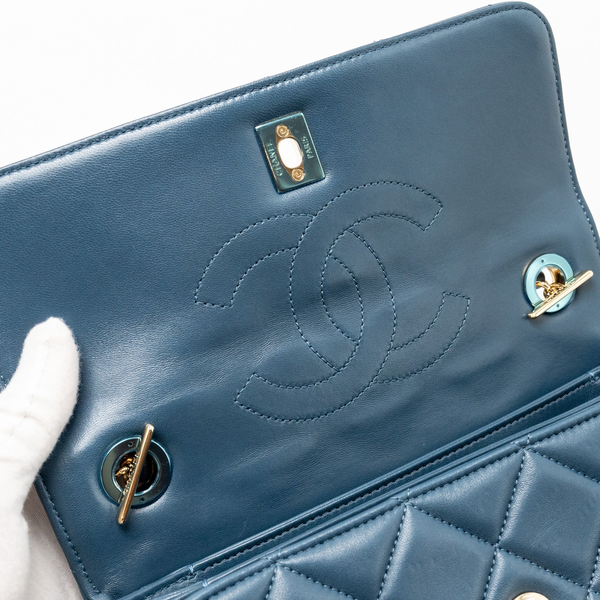chanel-small-trendy-cc-flap-bag-lambskin-blue-lghw-copy
