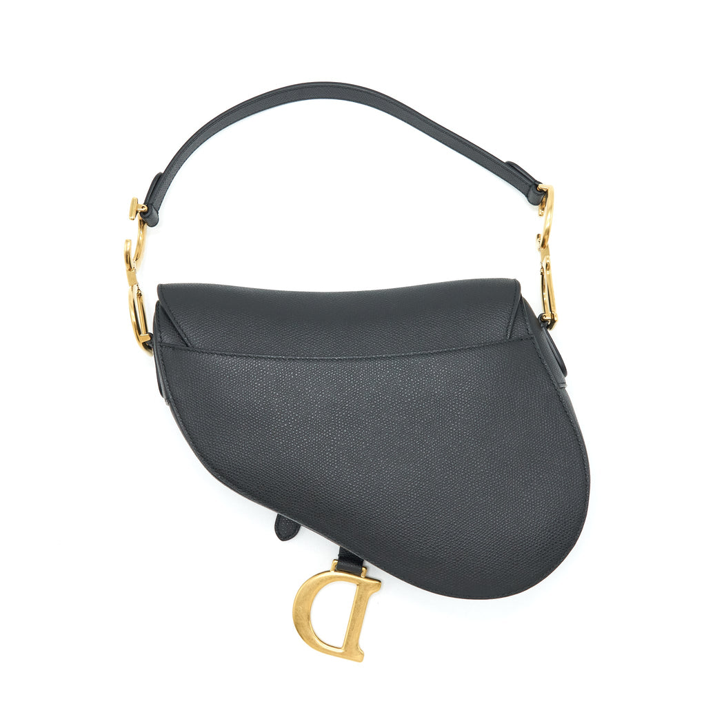dior-medium-saddle-bag-grained-calfskin-black-ghw-1