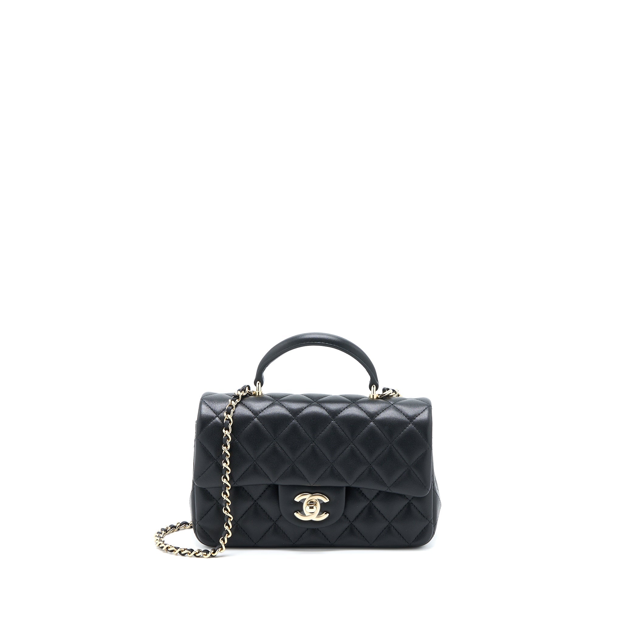 chanel-top-handle-mini-rectangular-flap-bag-lambskin-black-lghw-microchip-4