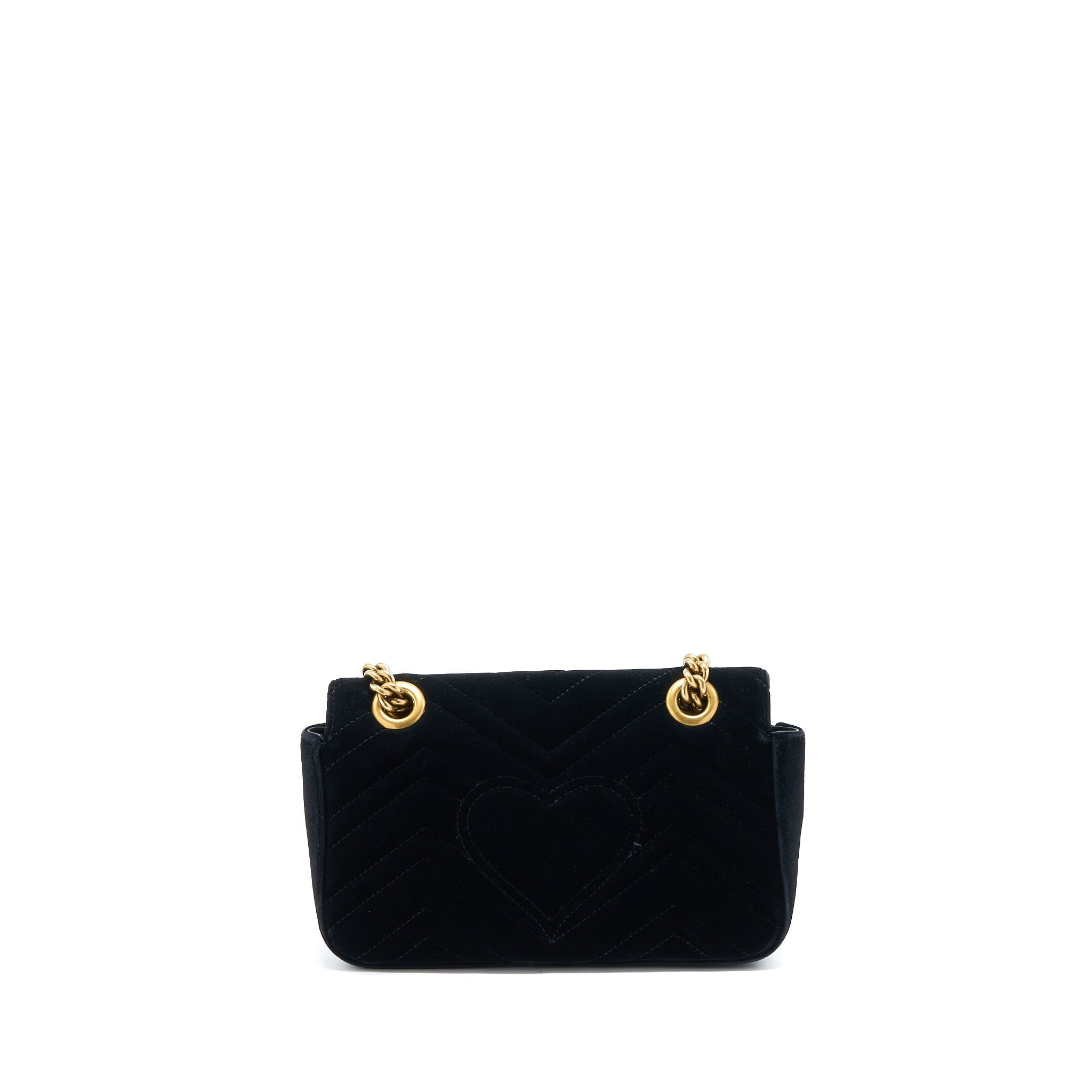 gucci-mini-marmont-velvet-black-ghw